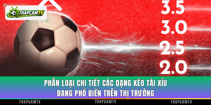 Phân loại chi tiết các dạng kèo tài xỉu đang phổ biến trên thị trường