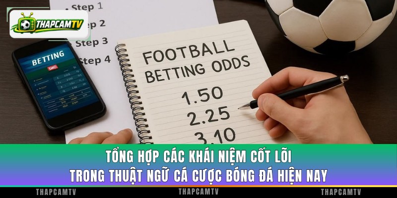Tổng hợp các khái niệm cốt lõi trong thuật ngữ cá cược bóng đá hiện nay